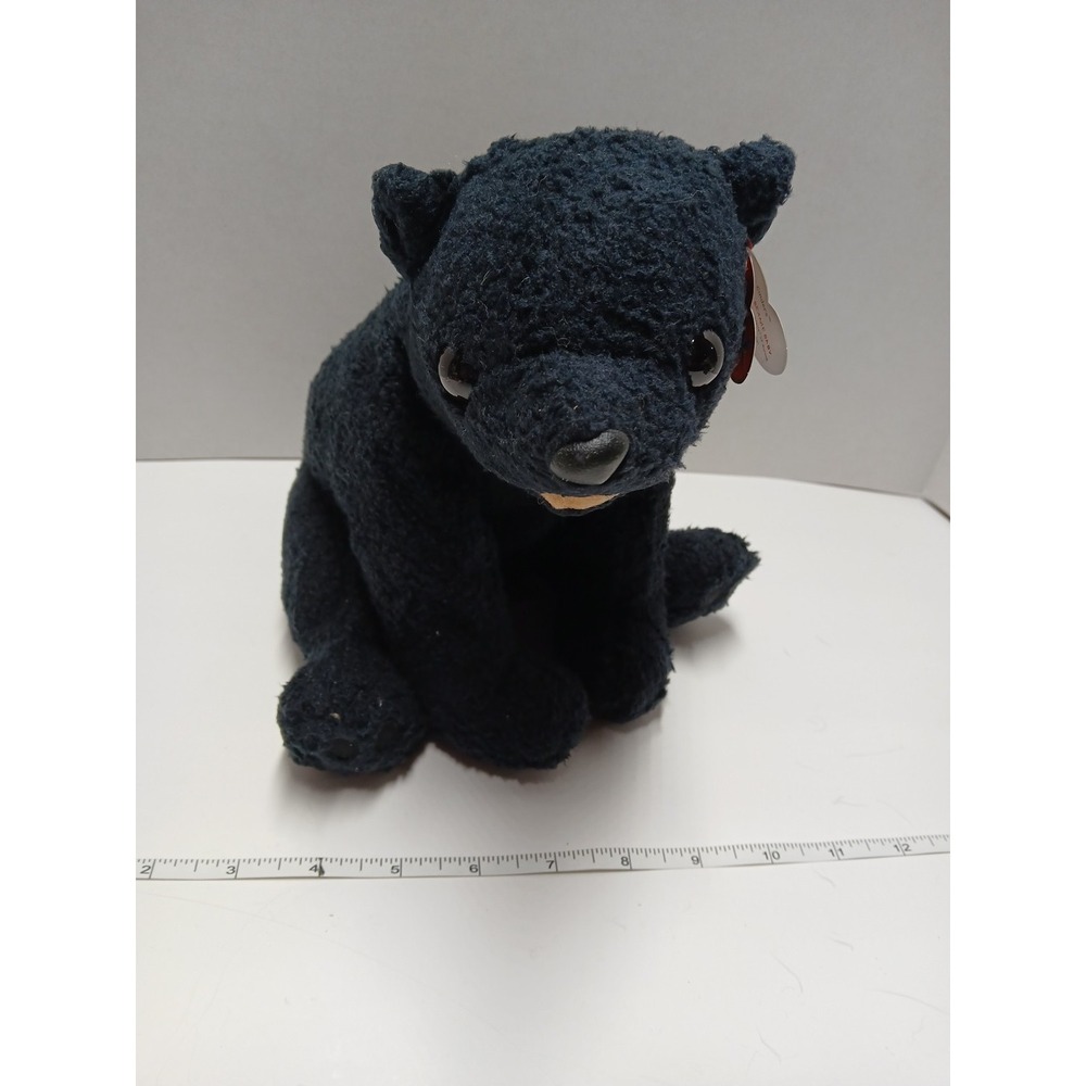 Ty Beanie Buddy - CINDERS the Bear (12 Inch) NEW MWMTs Plush Stuffed Animal Toy - Picture 1 of 11